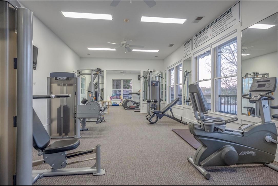1230 Melton Road, Unit 216 West Union, SC 29696 - Photo 49 of 49 Fitness center with ample natural light provides a complete workout experience.