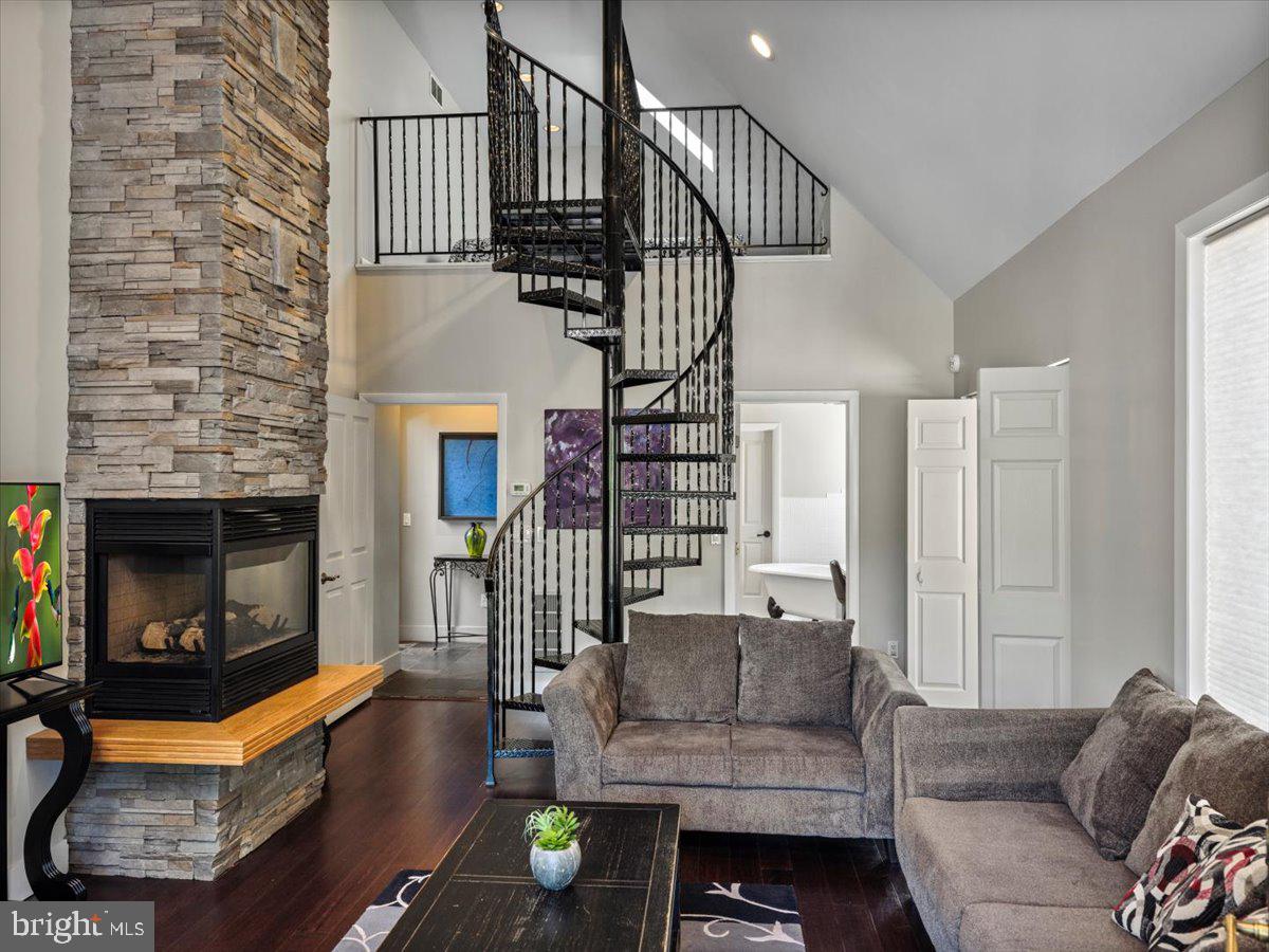 3533 State Rte 2012 Union Dale, PA 18470 - Photo 28 of 57 Motley Crue suite with stone fireplace