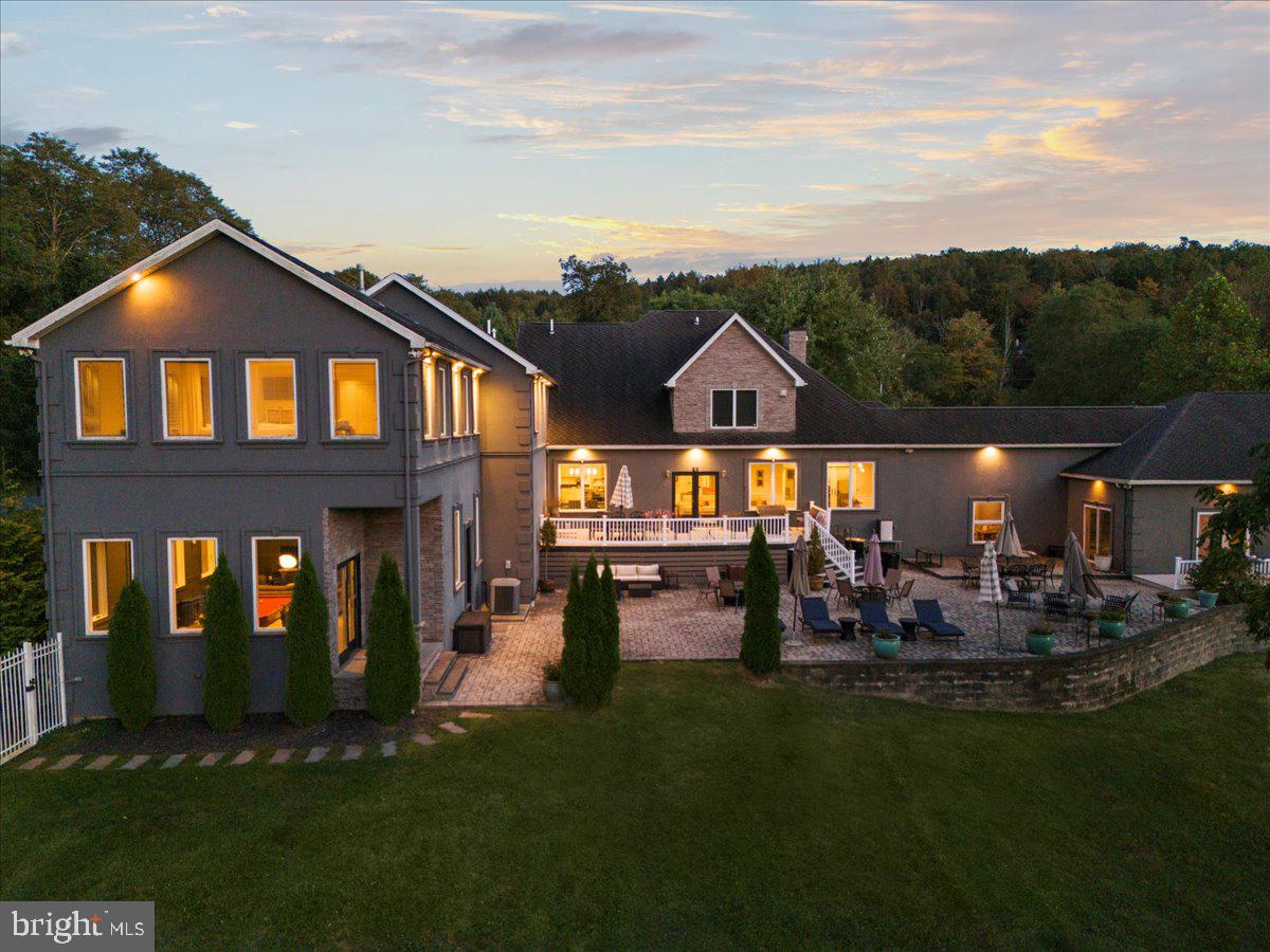 3533 State Rte 2012 Union Dale, PA 18470 - Photo 4 of 57 Rear elevation with terrace views