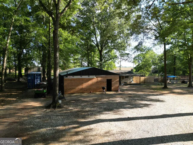 a view of a swimming pool and ocean view