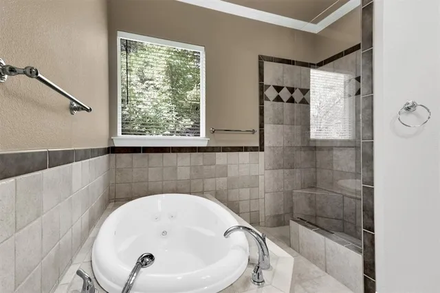 a bathroom with a sink and a shower
