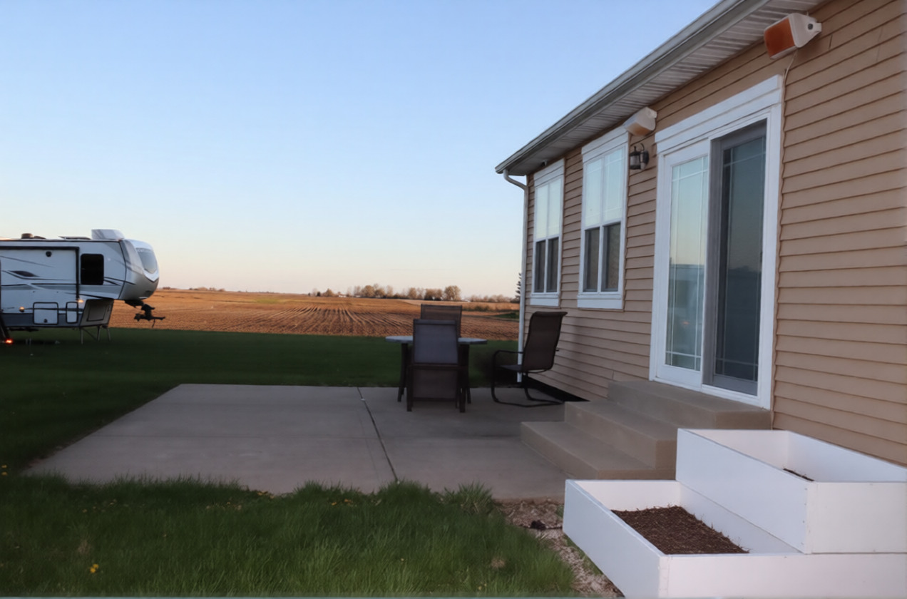 306 South 3rd Street Ashkum, IL 60911 - Photo 6 of 50 a view of backyard with outdoor seating and green space