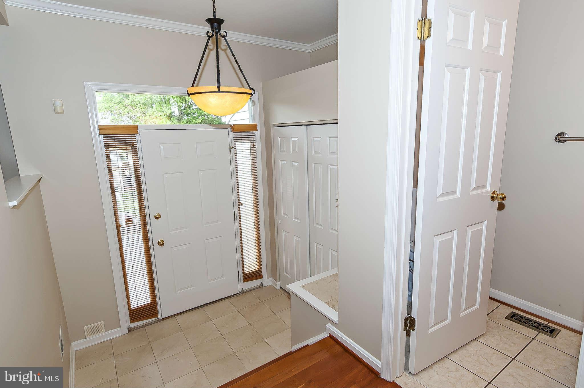 MARBLE TILED FOYER