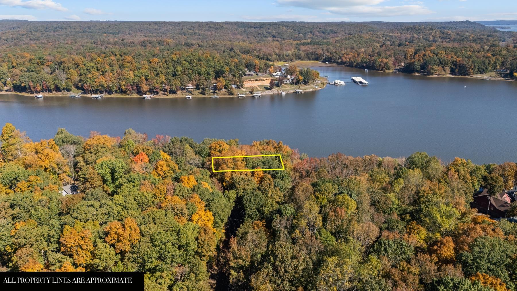 0 Stirling Road Camden, TN 38320 - Photo 22 of 41 an aerial view of a houses with a lake view