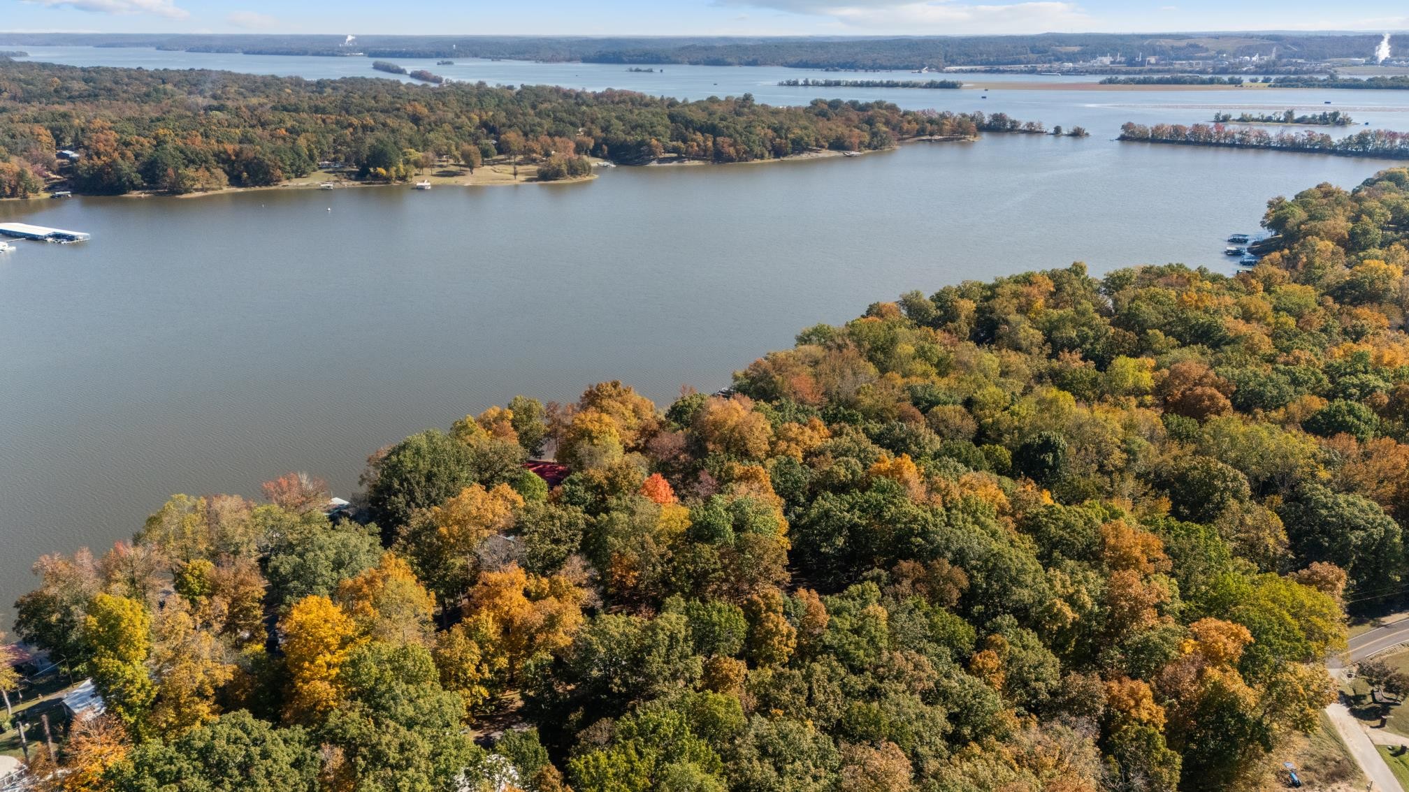 0 Stirling Road Camden, TN 38320 - Photo 24 of 41 an aerial view of a houses with a lake view