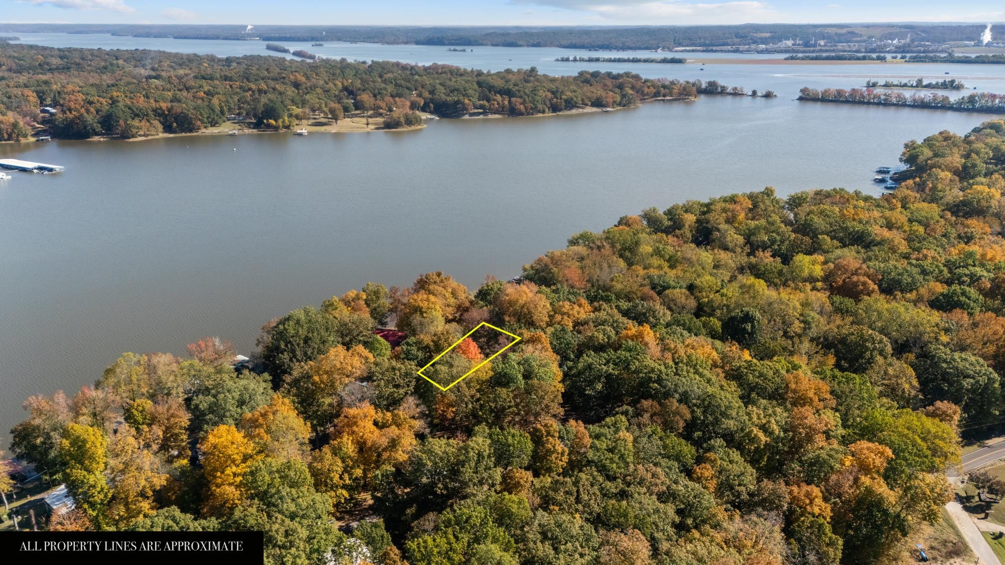 0 Stirling Road Camden, TN 38320 - Photo 25 of 41 an aerial view of a houses with a lake view