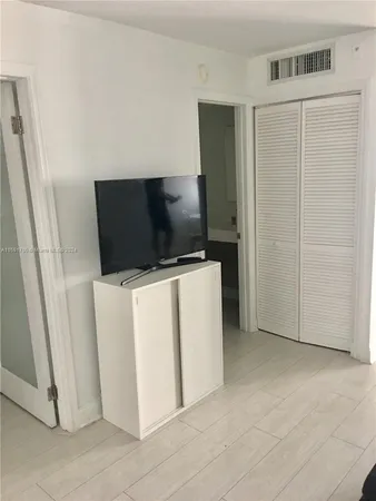 a view of kitchen space with appliances