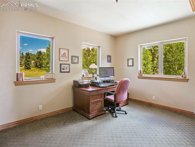 1471 Cedar Mountain Road Divide, CO 80814 - Photo 7 of 28 Main level study/office