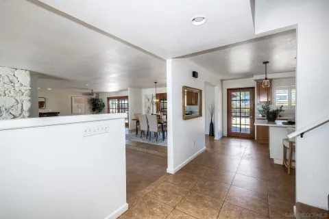 a view of a living room