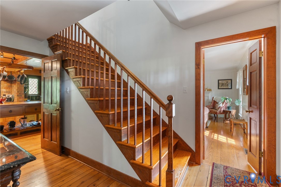 7381 McClellan Road Mechanicsville, VA 23111 - Photo 57 of 66 a view of entryway and hall with wooden floor