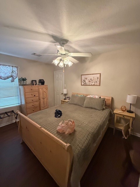 22411 High Point Pines Drive Spring, TX 77373 - Photo 11 of 12 Another secondary bedroom with natural lighting and ceiling fan. Vinyl tile floor.