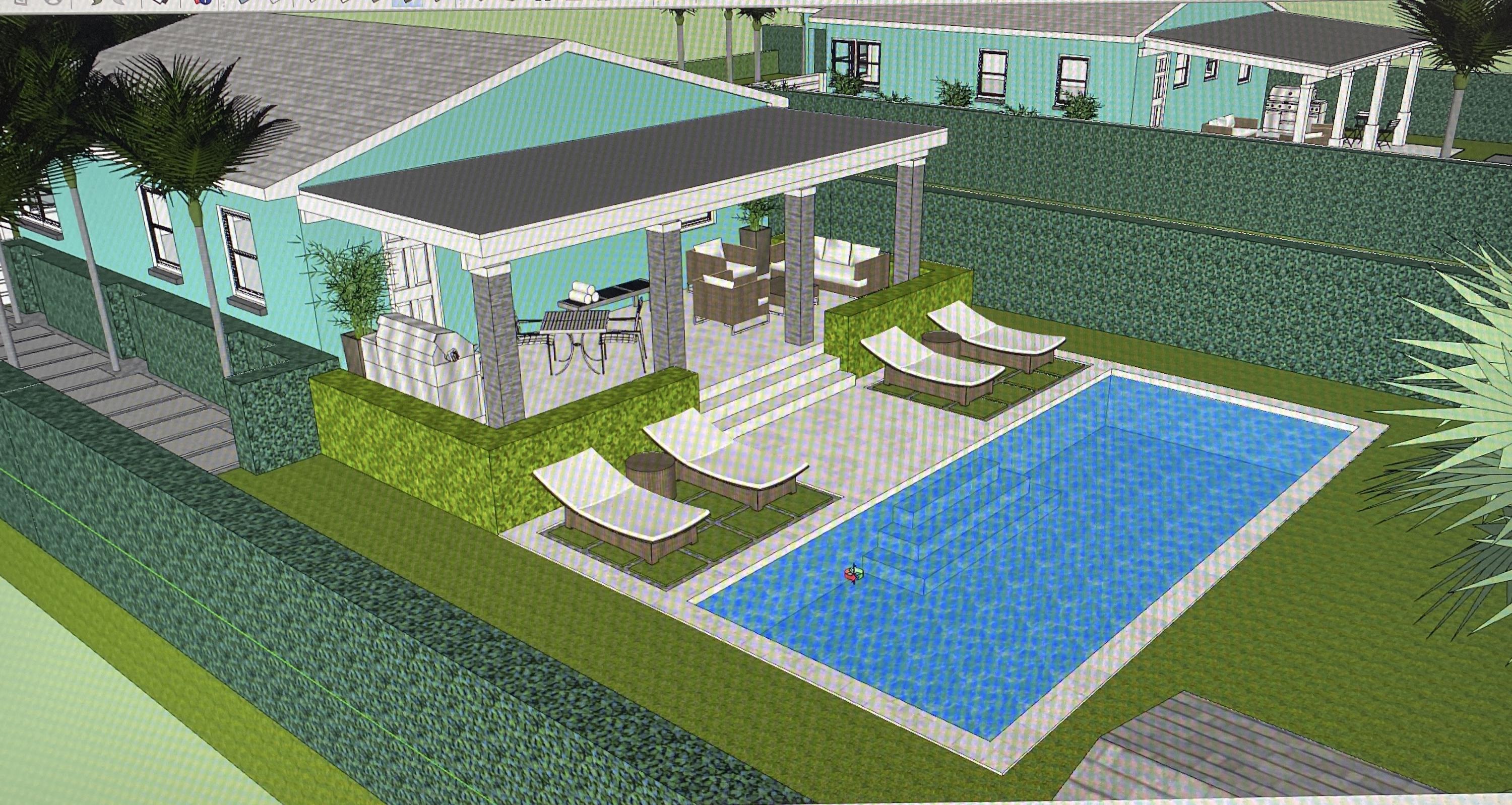 214 Northeast 10th Street Delray Beach, FL 33444 - Photo 31 of 32 Pool rendering