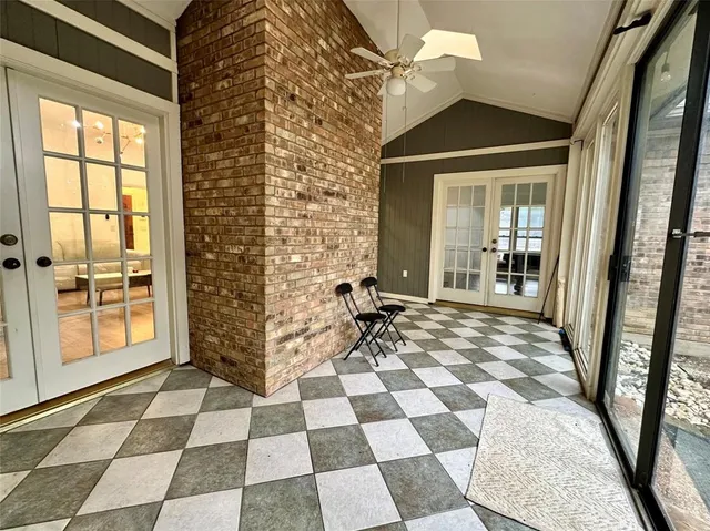 a view of a entryway with a rug