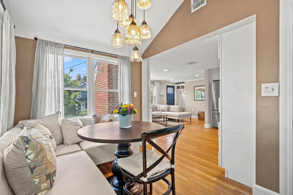 7 Leonard Circle Medford, MA 02155 - Photo 15 of 33 a view of a dining room with furniture window and outside view