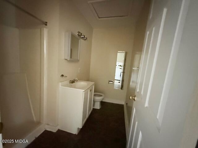 955 Cole Street, Unit 4 Macon, GA 31201 - Photo 5 of 7 a bathroom with a sink and a mirror