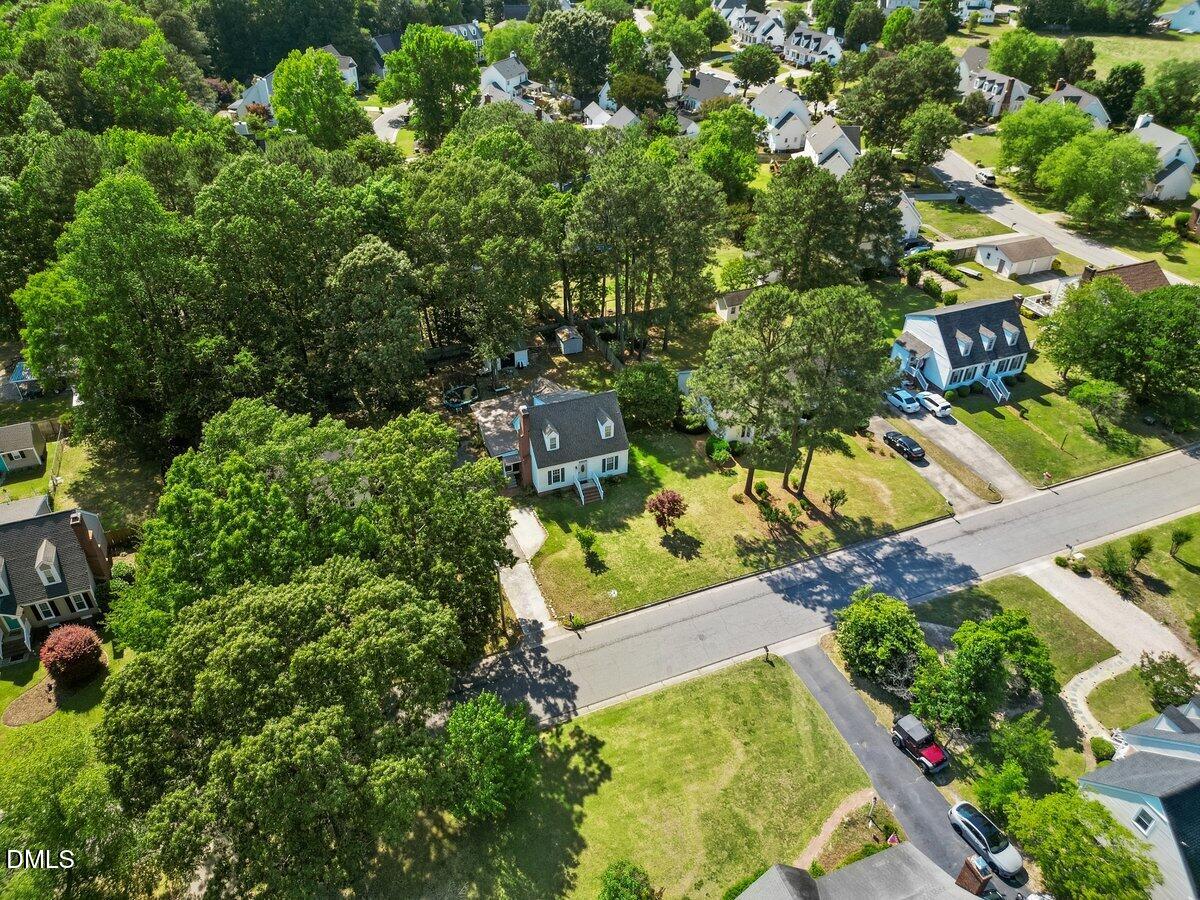3812 Providence Road Rocky Mount, NC 27803 - Photo 18 of 18 an aerial view of a house with a yard basket ball court and outdoor seating