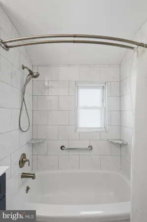 a view of a yard with large trees