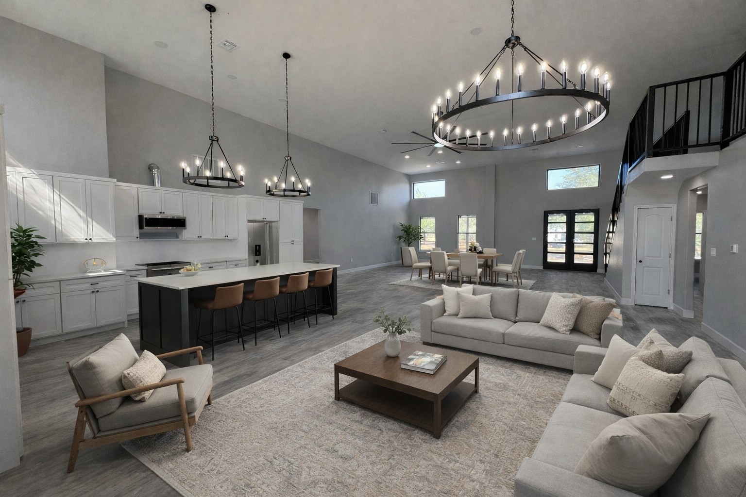 4926 West Old Lockhart Road Muldoon, TX 78949 - Photo 7 of 19 Virtually staged, open living space.