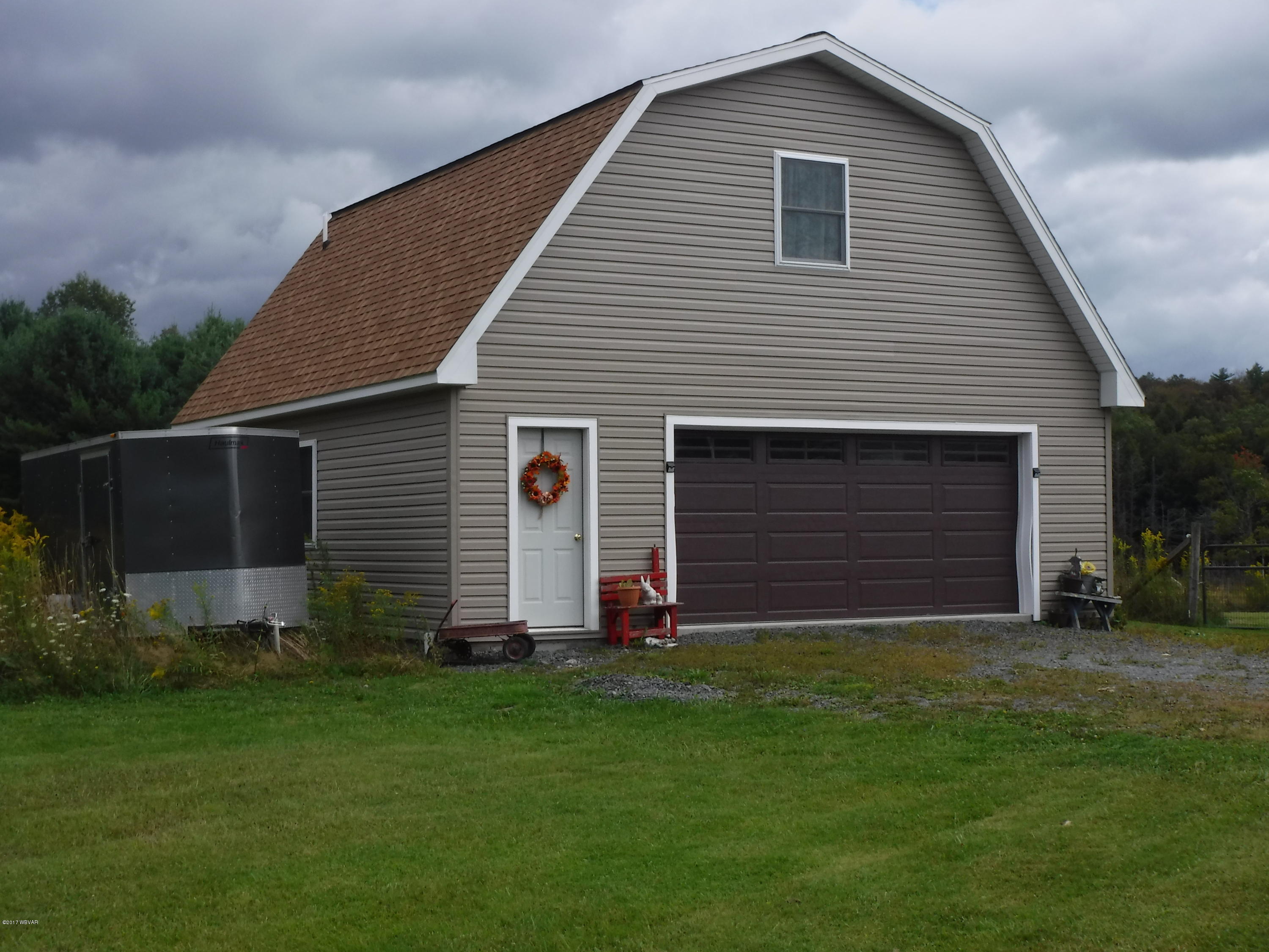 836 Route 4007 Road Forksville, PA 18616 - Photo 34 of 55 2 car detached garage