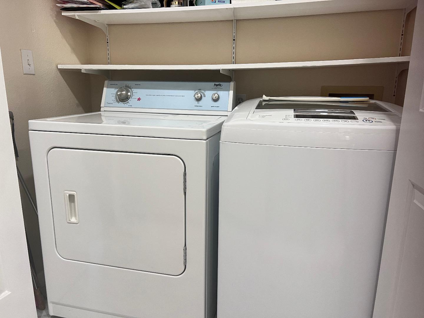 110 Whits Road Mountain View, CA 94040 - Photo 10 of 33 a utility room with dryer and washer