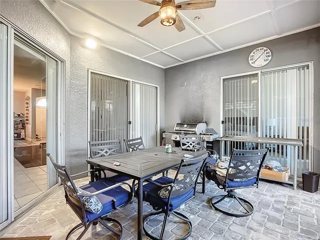 a view of a lake with houses