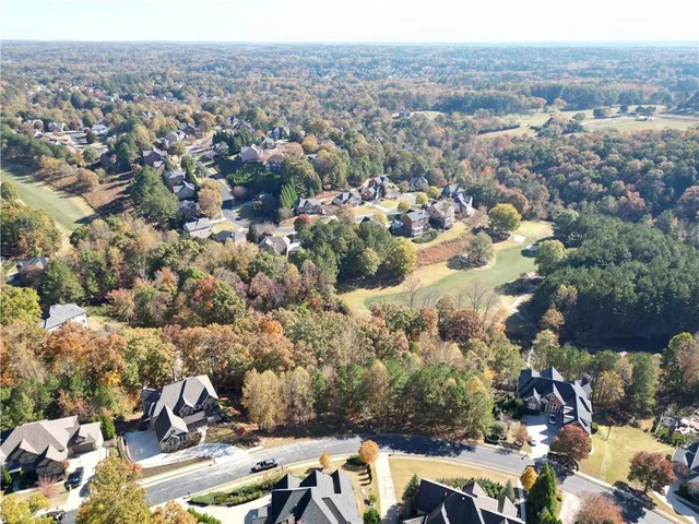 a view of a tree with yard
