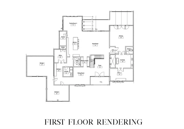 a picture of a floor plan