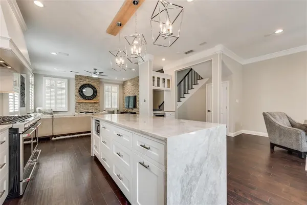 a bathroom with double sink and a mirror
