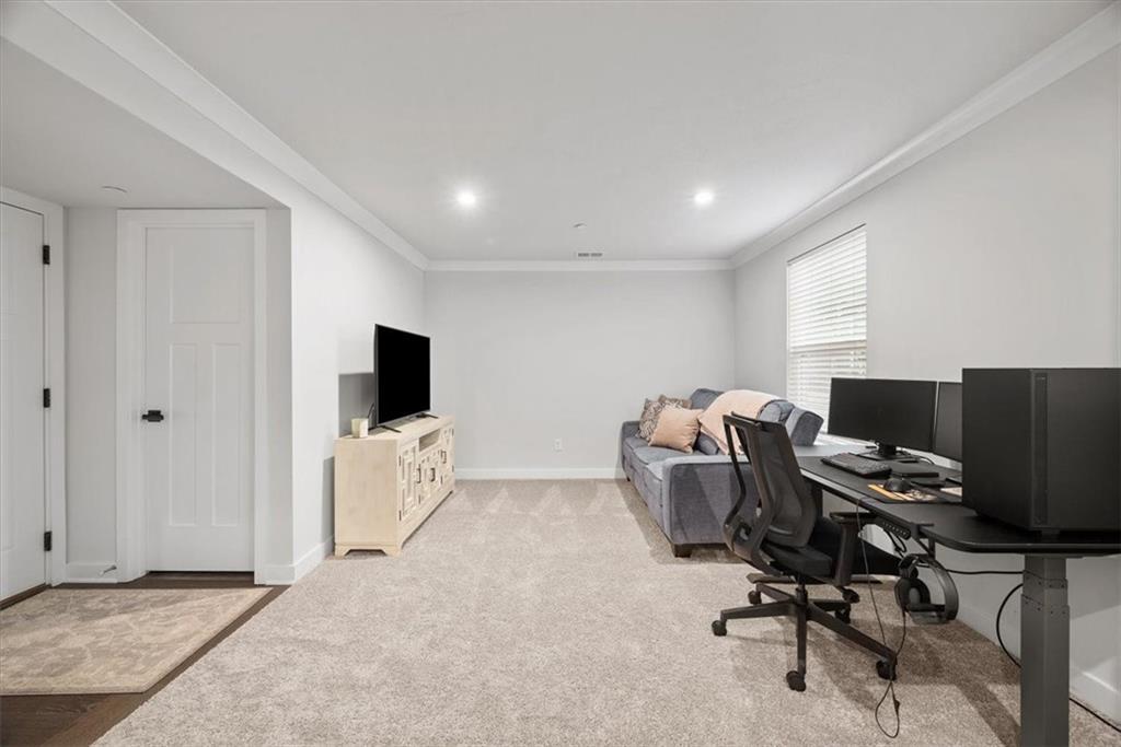 9004 Hickory Road Gibsonia, PA 15044 - Photo 6 of 37 a view of workspace with wooden floor windows