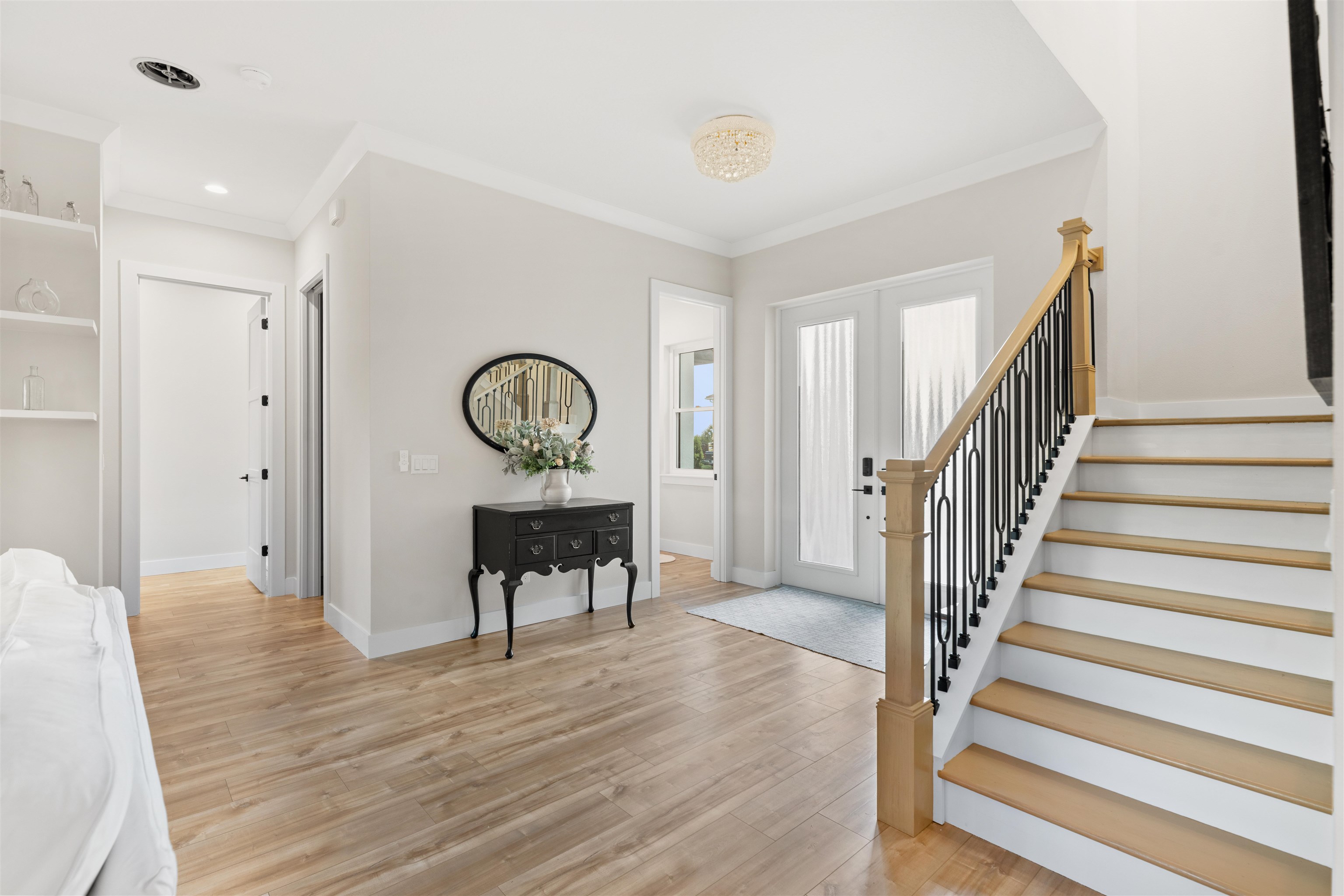 2549 Palm Avenue Flagler Beach, FL 32136 - Photo 28 of 70 a view of a room with wooden floor and furniture