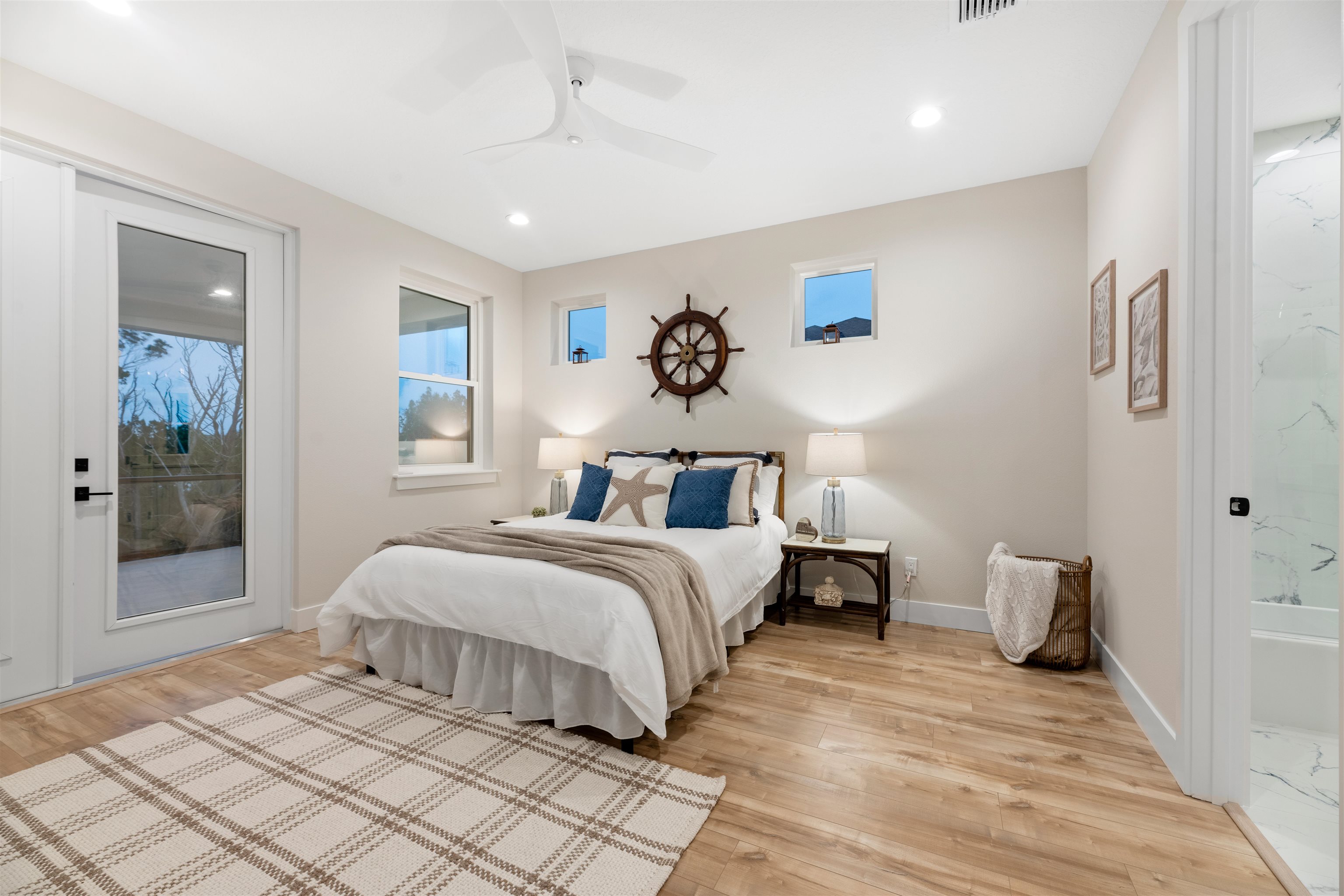 2549 Palm Avenue Flagler Beach, FL 32136 - Photo 38 of 70 a bedroom with a large bed and a window