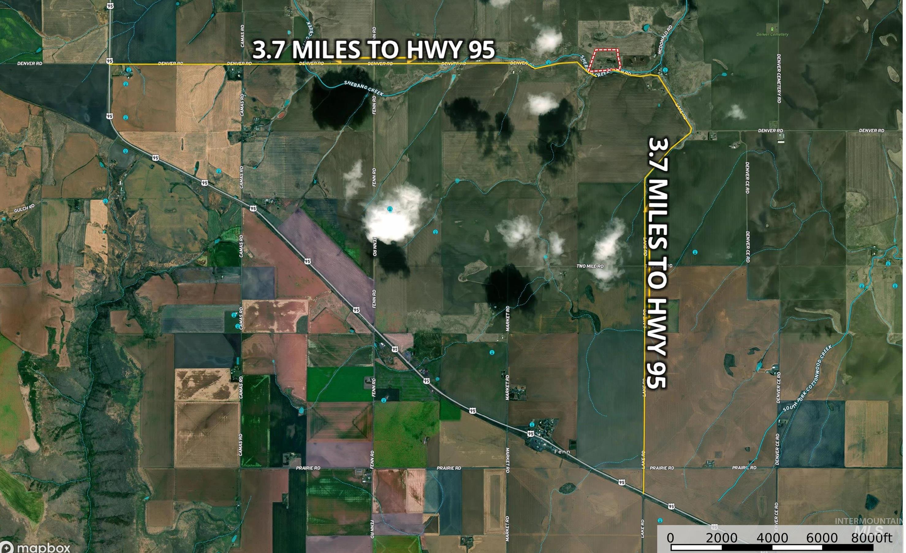 Tbd Denver Road Grangeville, ID 83530 - Photo 29 of 30 Map / location with property boundaries highlighted