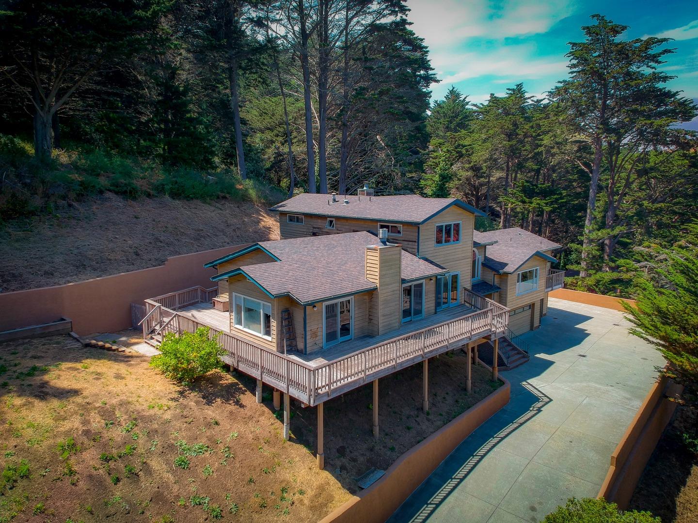 364 Genevieve Avenue Pacifica, CA 94044 - Photo 2 of 24 an aerial view of a house with a balcony