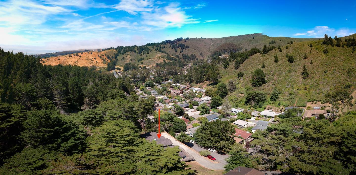 364 Genevieve Avenue Pacifica, CA 94044 - Photo 23 of 24 a view of a houses with a lush green forest