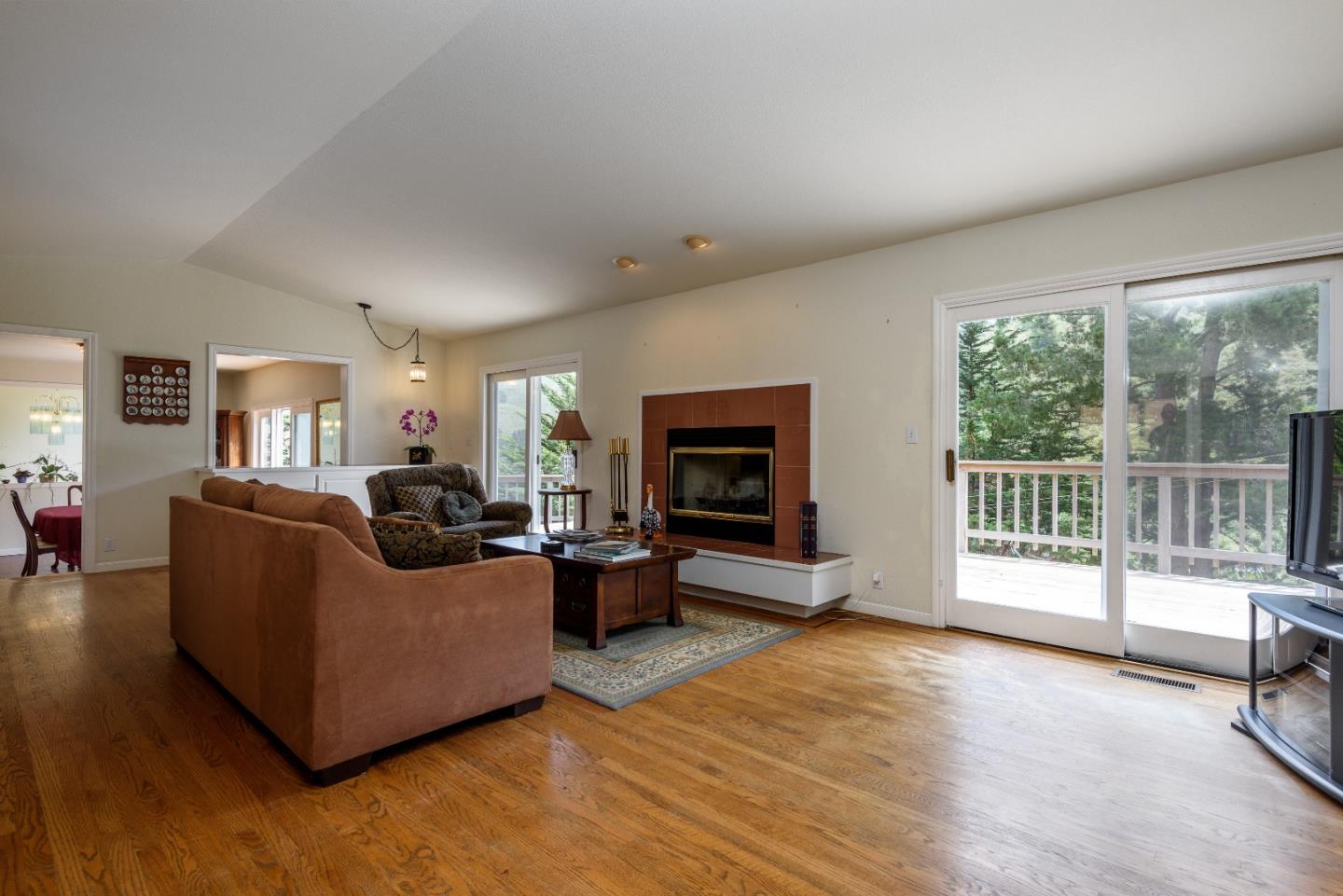 364 Genevieve Avenue Pacifica, CA 94044 - Photo 5 of 24 a living room with furniture and a flat screen tv