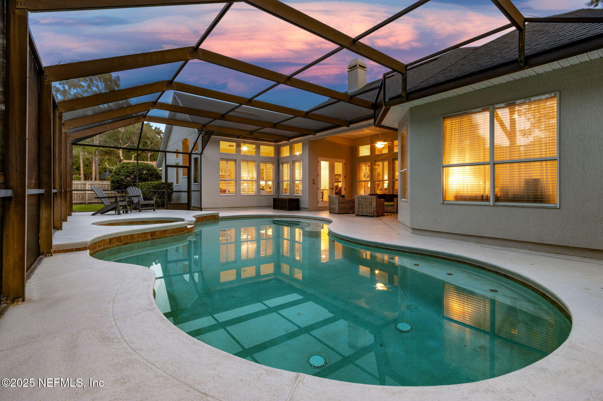 724 Piney Place St. Johns, FL 32259 - Photo 64 of 103 Pool at dusk