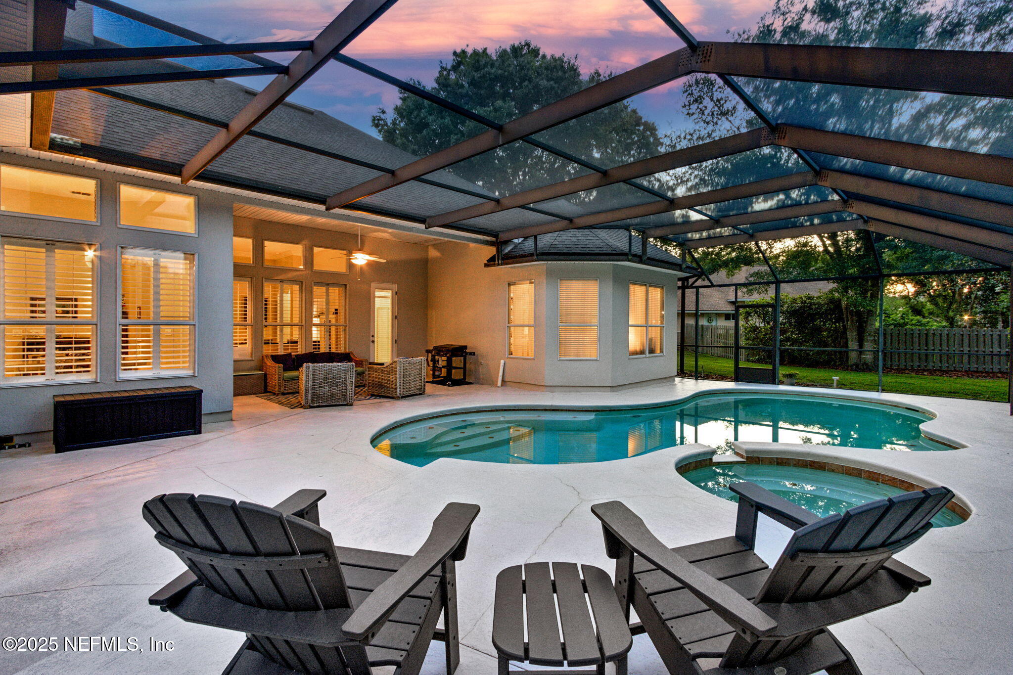724 Piney Place St. Johns, FL 32259 - Photo 65 of 103 Pool at dusk