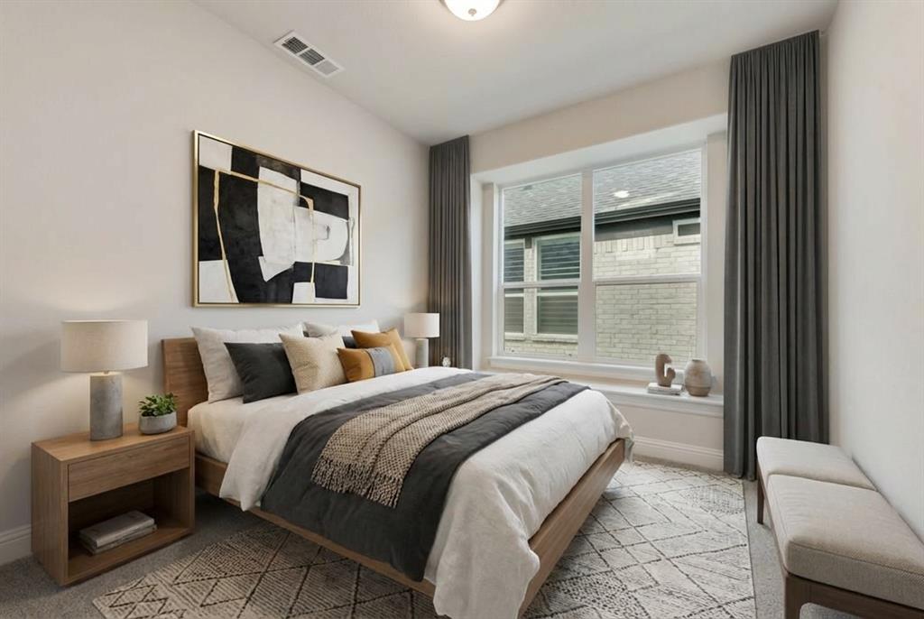 1329 Sundance Lane Justin, TX 76247 - Photo 24 of 37 a bedroom with a bed and a window