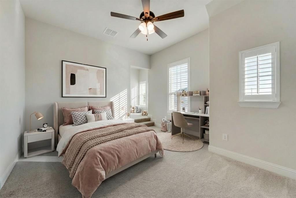 1329 Sundance Lane Justin, TX 76247 - Photo 29 of 37 a bedroom with a bed and window
