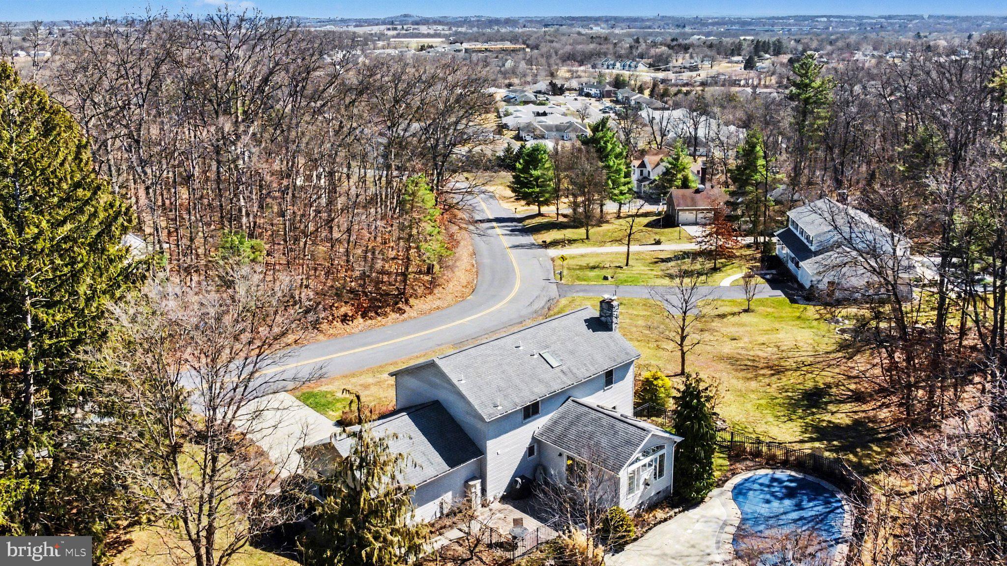 75 Longview Boulevard Gettysburg, PA 17325 - Photo 41 of 47 an aerial view of a swimming pool with outdoor seating and mountain view