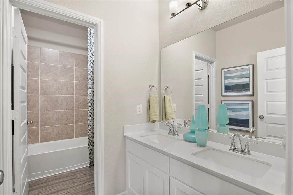 676 Poppy Lane Lavon, TX 75166 - Photo 31 of 35 Bathroom in the Masters home plan by Trophy Signature Homes – REPRESENTATIVE PHOTO