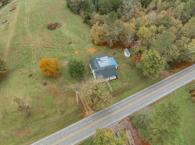 a view of a lake from a window