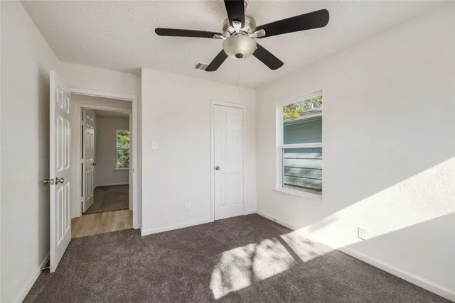 a view of a yard with a trees