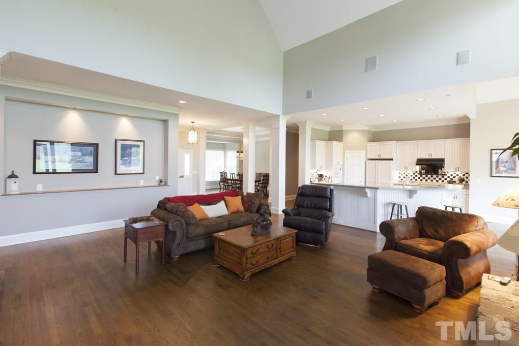 5 Pearse Wynd Road Bahama, NC 27503 - Photo 7 of 25 a living room with furniture and a wooden floor
