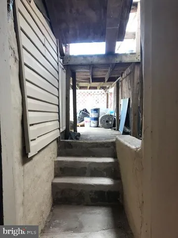 a front view of a house with a door