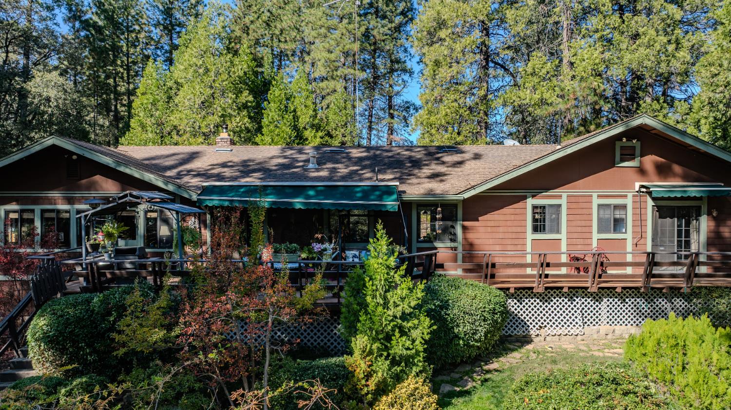 23140 Shake Ridge Road Volcano, CA 95689 - Photo 76 of 81 front view of a house with a small yard