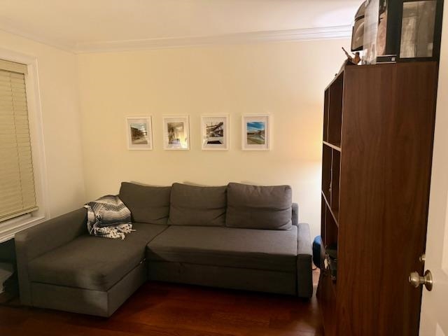 1625 Paterson Plank Road, Unit 1 Secaucus, NJ 07094 - Photo 12 of 19 a living room with furniture and a refrigerator