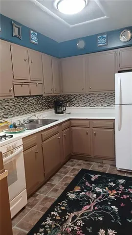 a room with a fireplace