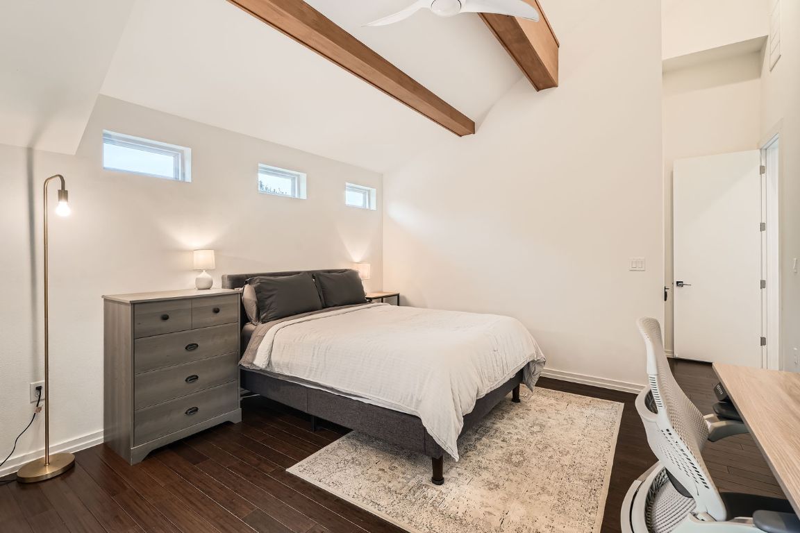 2601 Francisco Street, Unit B Austin, TX 78702 - Photo 16 of 30 a bedroom with a bed and a dresser
