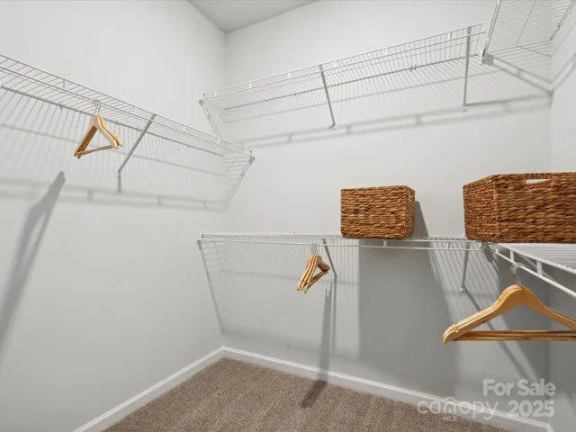 a view of storage and utility room with racks on the wall